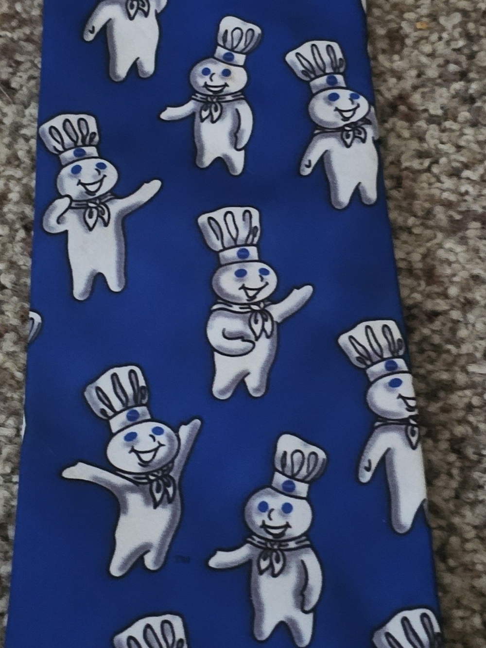 Ralph Marlin Blue Pillsbury Doughboy Pattern